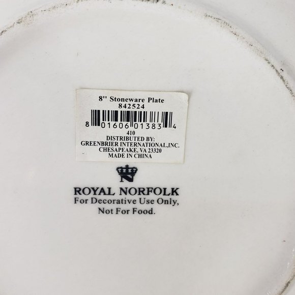 Plate Royal Norfolk Display 8" Dear God If We Miss The Bus Will You Send Another - Picture 2 of 10